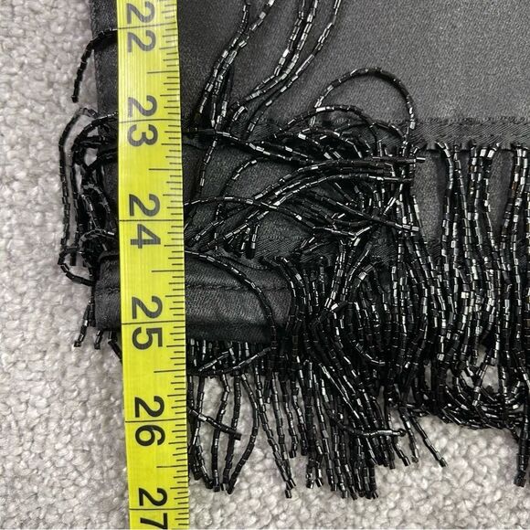 7 For All Mankind Coated Jeans Women’s 26 Black Straight High Rise Holiday Party - Picture 15 of 16